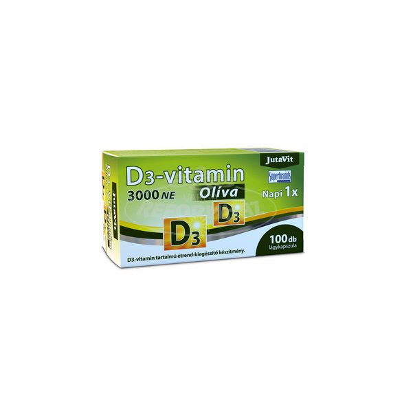 Jutavit D3-vitamin 3000NE Olíva 100x