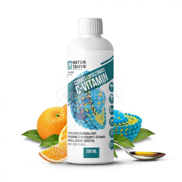 Natur Tanya liposzómás C-vitamin+cink folyékony formában 200ml