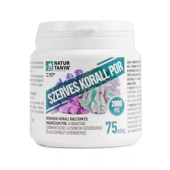 Natur Tanya szerves korall por +kalcium+magnézium 150g