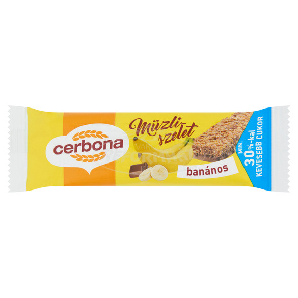 Cerbona szelet banános 20g