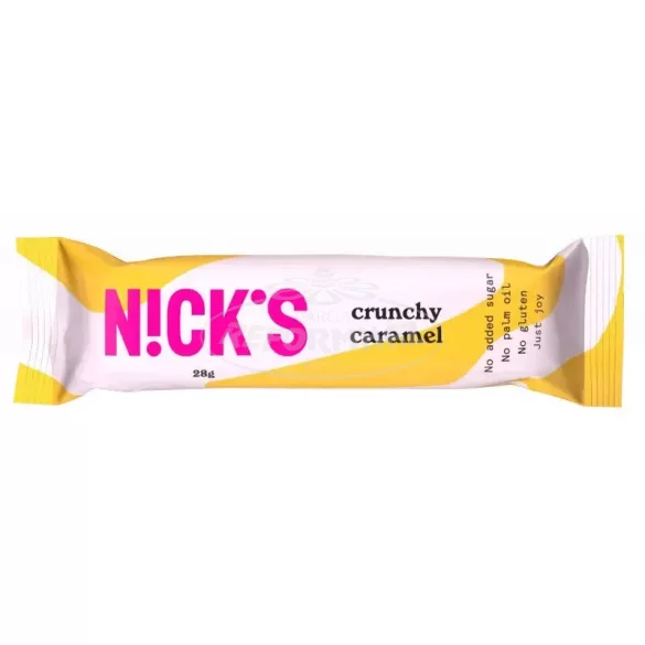 Nick's ropogós tejkaramella szelet 28g