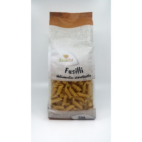 Love Diet gluténmentes tészta Fusilli/orsó/ 500g