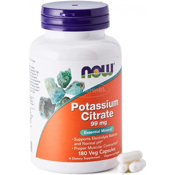 Now Potassium Citrát 99mg 180x