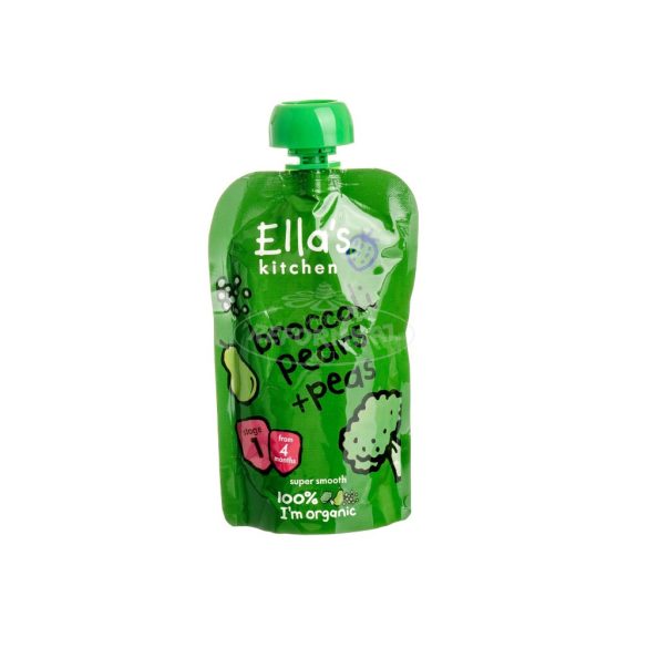 Ella's kitchen bio bébiétel brokkolis borsós körte 120g