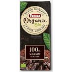 Torras bio 100% kakaótartalmú étcsokoládé 100g