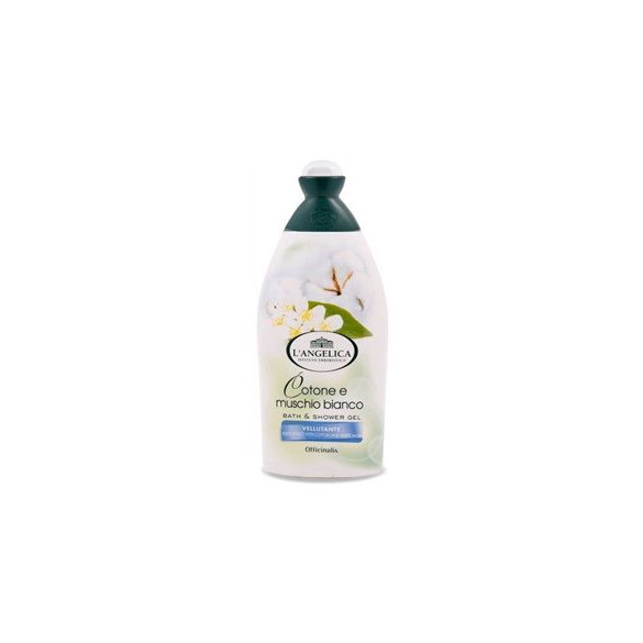 L'angelica Tusfürdő és habfürdő gyapot-fehér pézsma 500ml