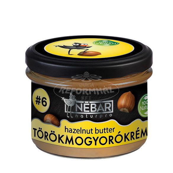 Nébar NaturPro 100%-os Törökmogyorókrém 180g