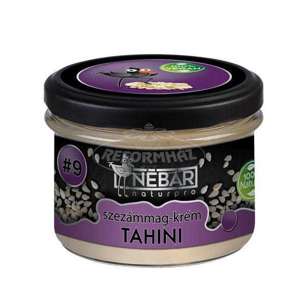 Nébar NaturPro 100%-os Szezámmagkrém/Tahini 180g
