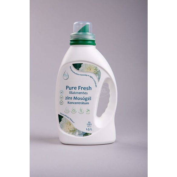 Pure Fresh mosószer 2in1 öblítő hatással illatmentes 1500ml