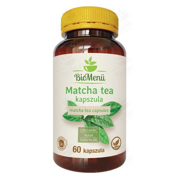 Biomenü Bio Matcha tea kapszula 620mg 60x