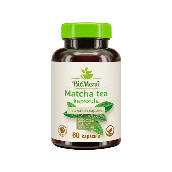 Biomenü Bio Matcha tea kapszula 620mg 60x