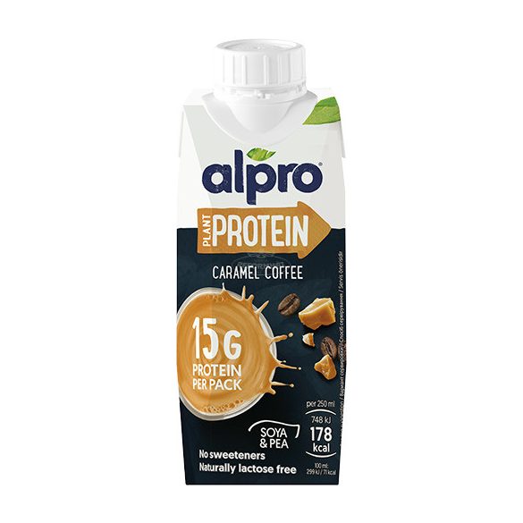 Alpro Protein ital karamellás-kávés borsófehérjével 250ml