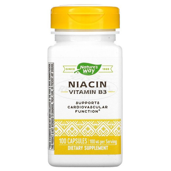 Natures Way Niacin B3-vitamin kapszula 100x