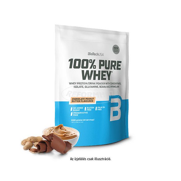 Biotech Usa Pure Whey fehérje por csokoládés mogyoróvaj 1000g