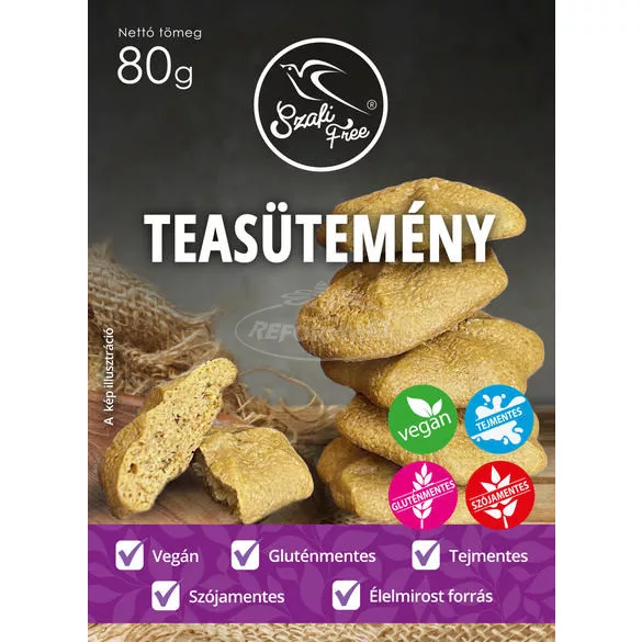 Szafi Free Teasütemény gluténmentes 80g