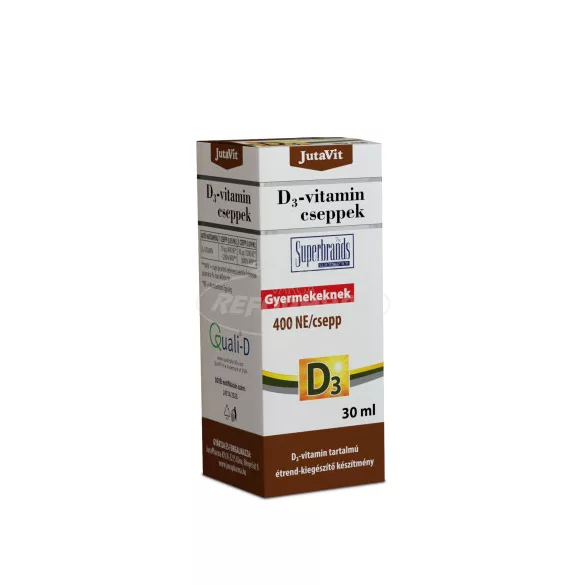 Jutavit D3-vitamin csepp gyerek 400NE/csepp 30ml