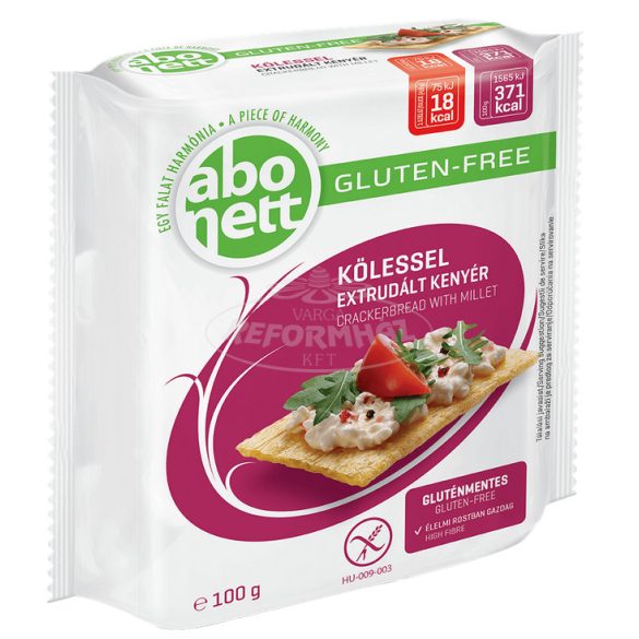 Abonett extrudált gluténmentes kenyér kölessel 100g