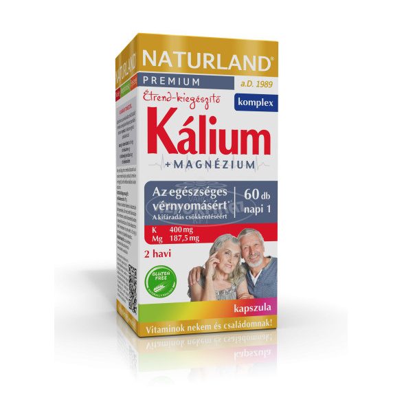 Naturland Kálium+magnézium kapszula 60x