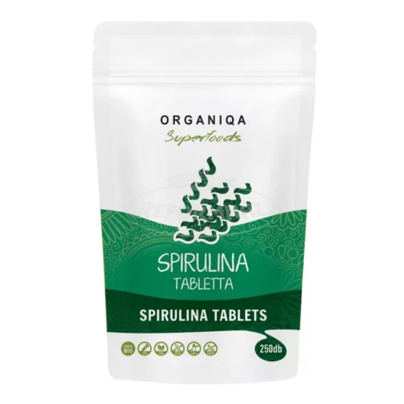 Organiqa bio spirulina tabletta 250x