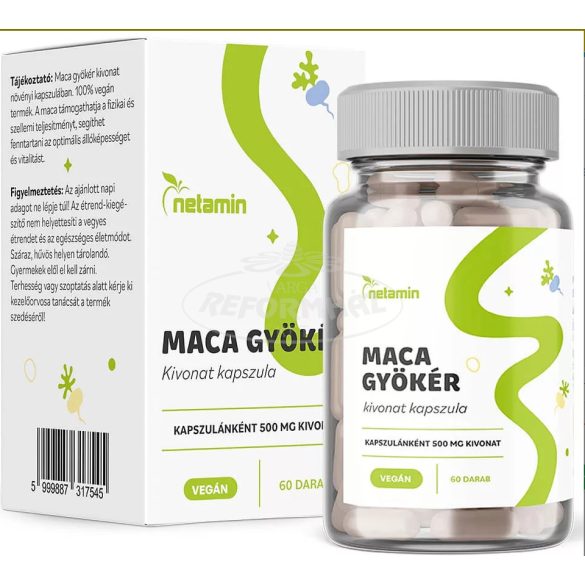 Netamin Maca gyökér kivonat 500mg kapszula 60x
