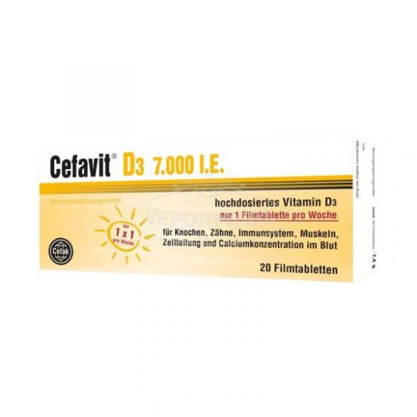 Cefak Cefavit D3 vitamin 7000 NE 20x