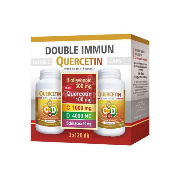 Double Immun Quercetin C+D vitamin 120+120db 240x
