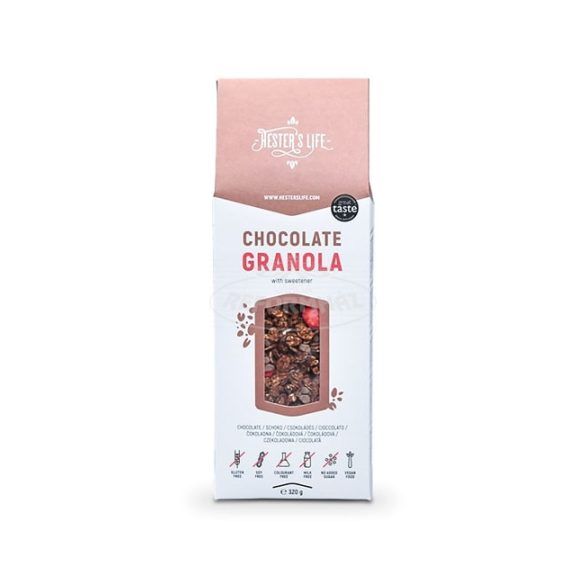 Hesters Life Chocolate granola csokoládés 320g