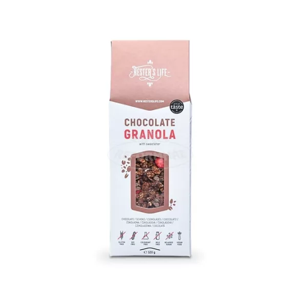 Hesters Life Chocolate granola csokoládés 320g
