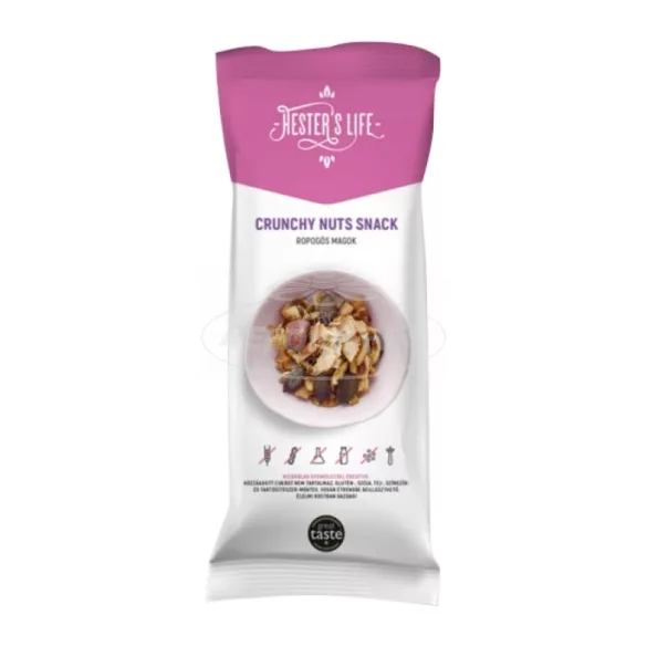 Hesters Life Crunchy nuts snack ropogós magok 60g