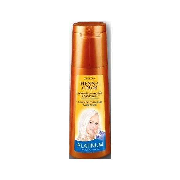 Henna color hajsampon szőke és ősz hajra Venita 250ml
