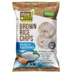 Rice Up Barna Rizs Chips sós és borsos ízű 60g