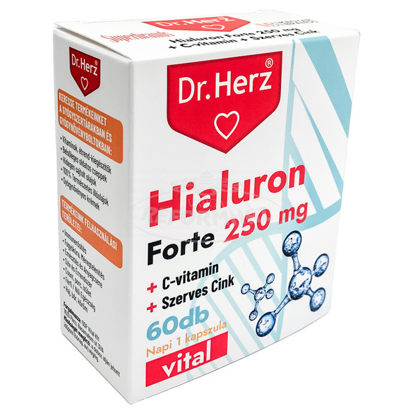 Dr Herz Hialuron forte 250mg kapszula 60x