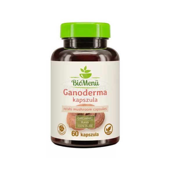 Biomenü bio ganoderma gomba kapszula 420mg 60x