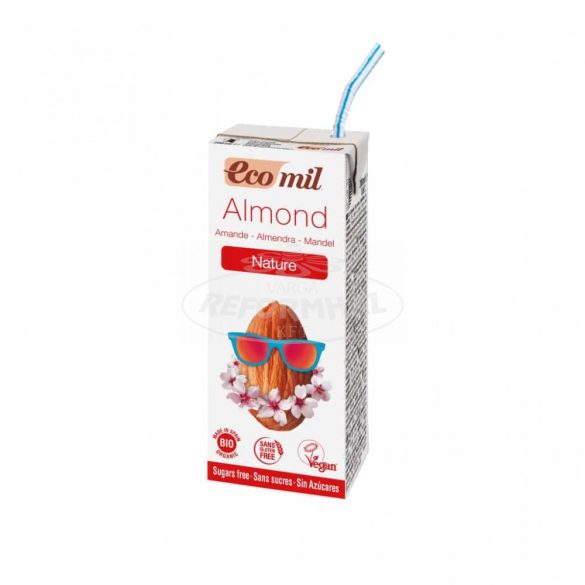 Ecomil Bio mandulaital hozzáadott édesítő nélkül 200ml
