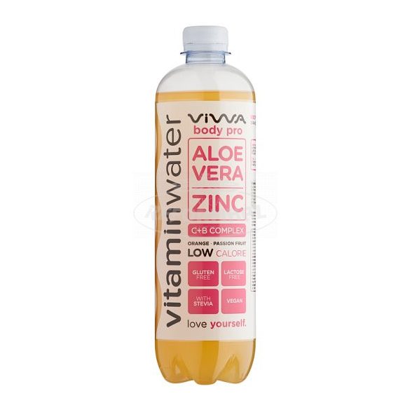 Viwa Body Protection narancs-maracuja vitaminos víz 600ml