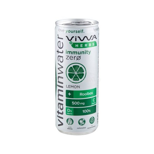Viwa Immunity C+D +Herbs citrom vitaminos víz 250ml