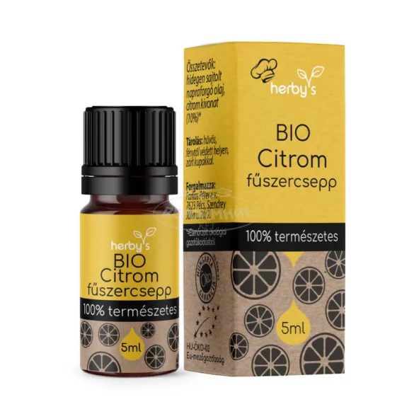Herby's - BIO Citrom fűszercsepp 5ml