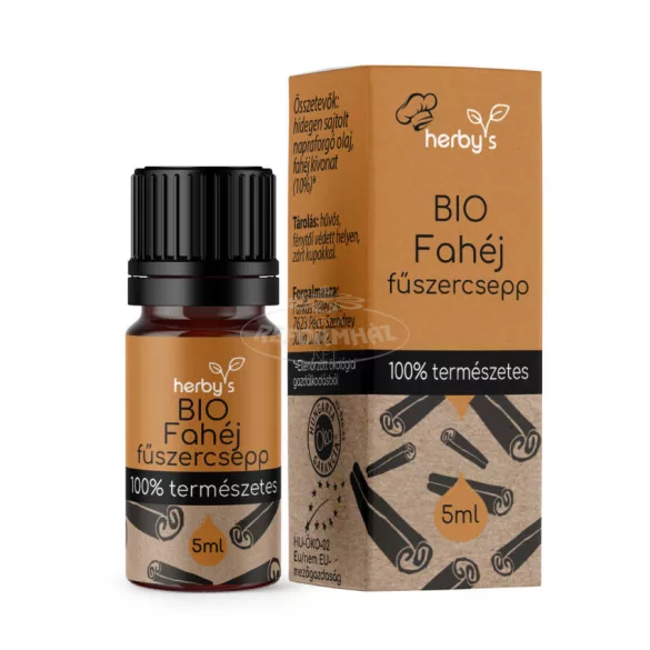 Herby's - BIO Fahéj fűszercsepp 5ml