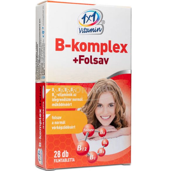1x1 Vitamin B-komplex +Folsav tabletta 28x