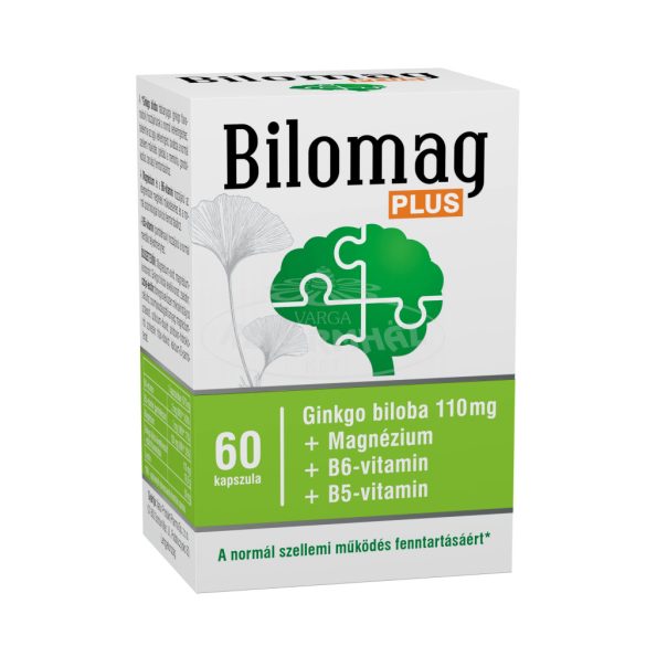 Bilomag Plus 110mg ginkgo biloba kapszula 60x