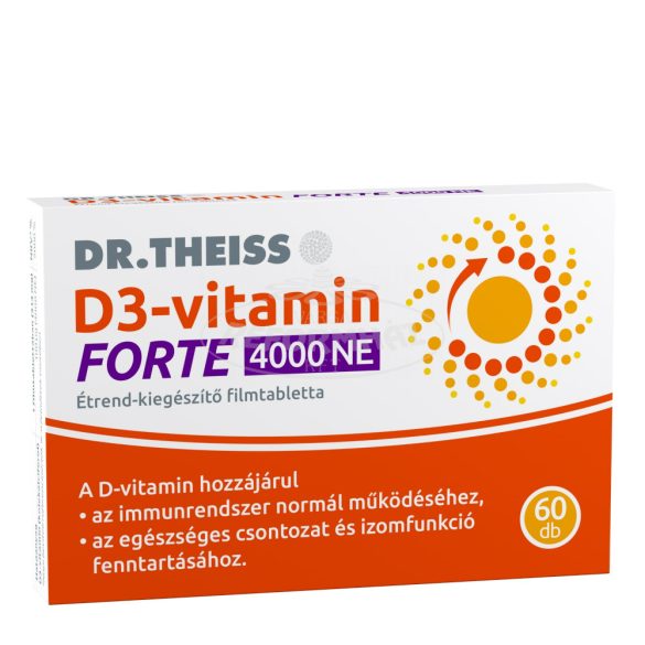 Dr Theiss D3-vitamin FORTE filmtabletta 4000NE 60x