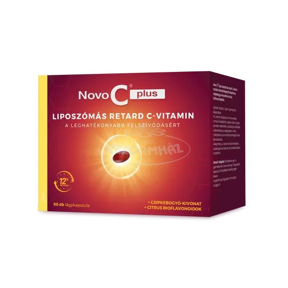 Novo C Plus liposzómás Retard C-vitamin kapszula 300mg 90x