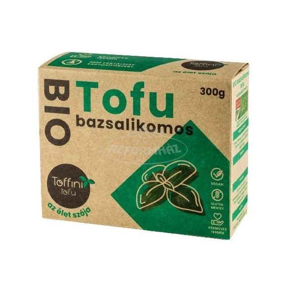 Toffini bio tofu bazsalikomos 300g