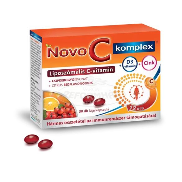 Novo C Komplex liposzómás C-vitamin+D3+cink 30x