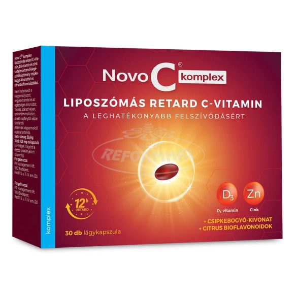 Novo C Komplex liposzómás C-vit+D3+cink Retard 300mg 30x