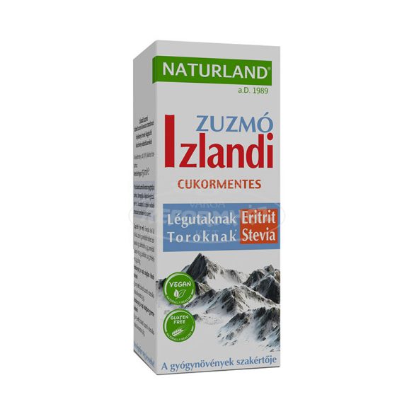 Naturland Izlandi zuzmó édesítőszerekkel 150ml