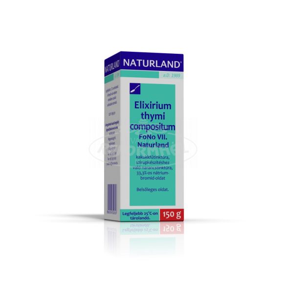 Naturland Kakukkfű [Elix.Thymi] édesítőszerekkel 150ml