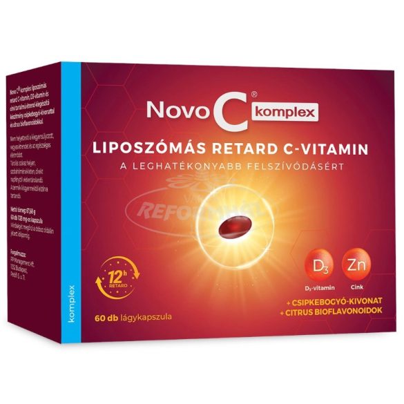 Novo C Komplex liposzómás C-vit+D3+cink Retard 300mg 60x