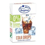 Bergland Cola drops cukormentes kóla ízű cukorka 40g