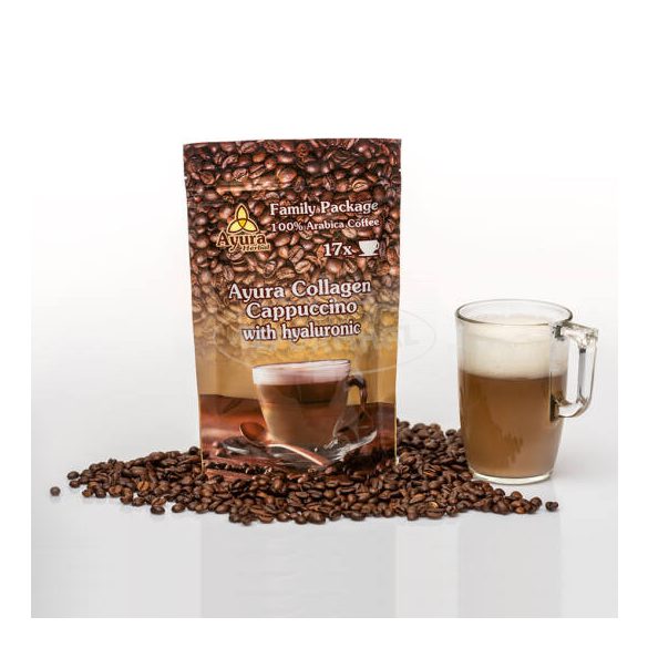 Ayura Herbal Collagen cappuccino családi csomag 17adag 250g